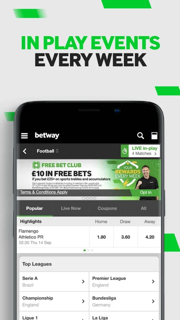 Winng Betway app